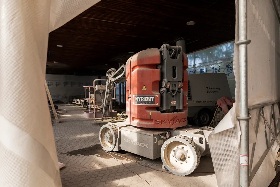 Vattenbilning av betongkonstruktion i Idas Park, Jönköping – Nixco