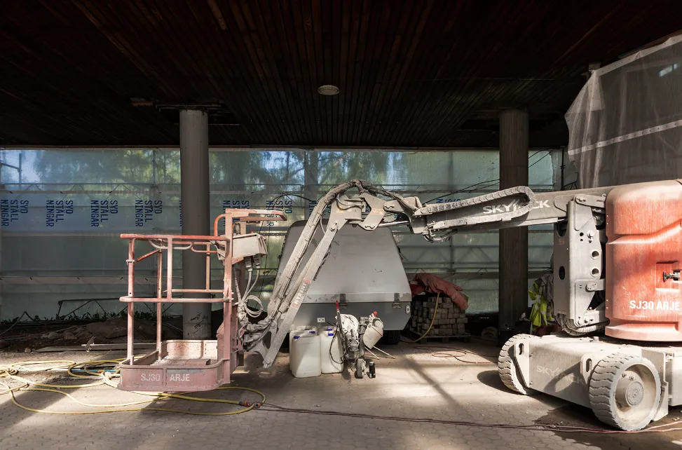 Färdigrenoverad betong i Idas Park, Jönköping – Nixco